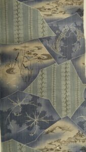 蝙蝠（こうもり）　　二越縮緬　　長襦袢