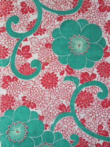 梅唐草　紬　羽織