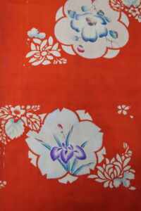 四季花　　紅絹　　羽裏