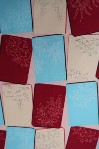 移ろう季節の中で　縮緬　　羽裏